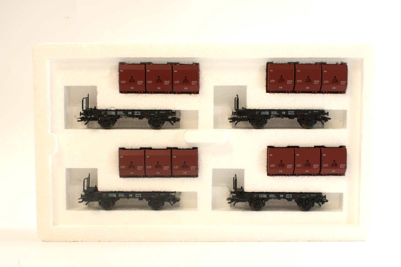 _DSC0675 Märklin 48270 goederenwagenset kolentransport DB - Afbeelding 1