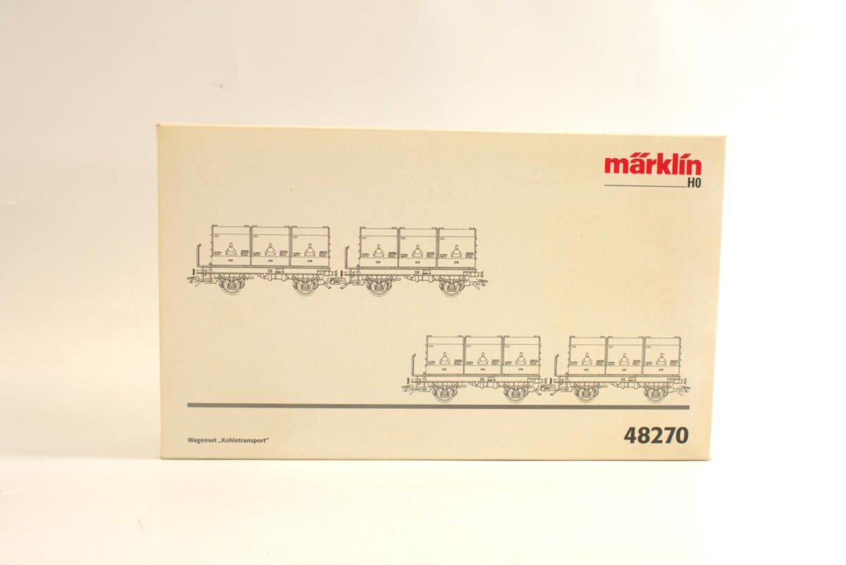 Märklin 48270 goederenwagenset kolentransport DB - Afbeelding 5