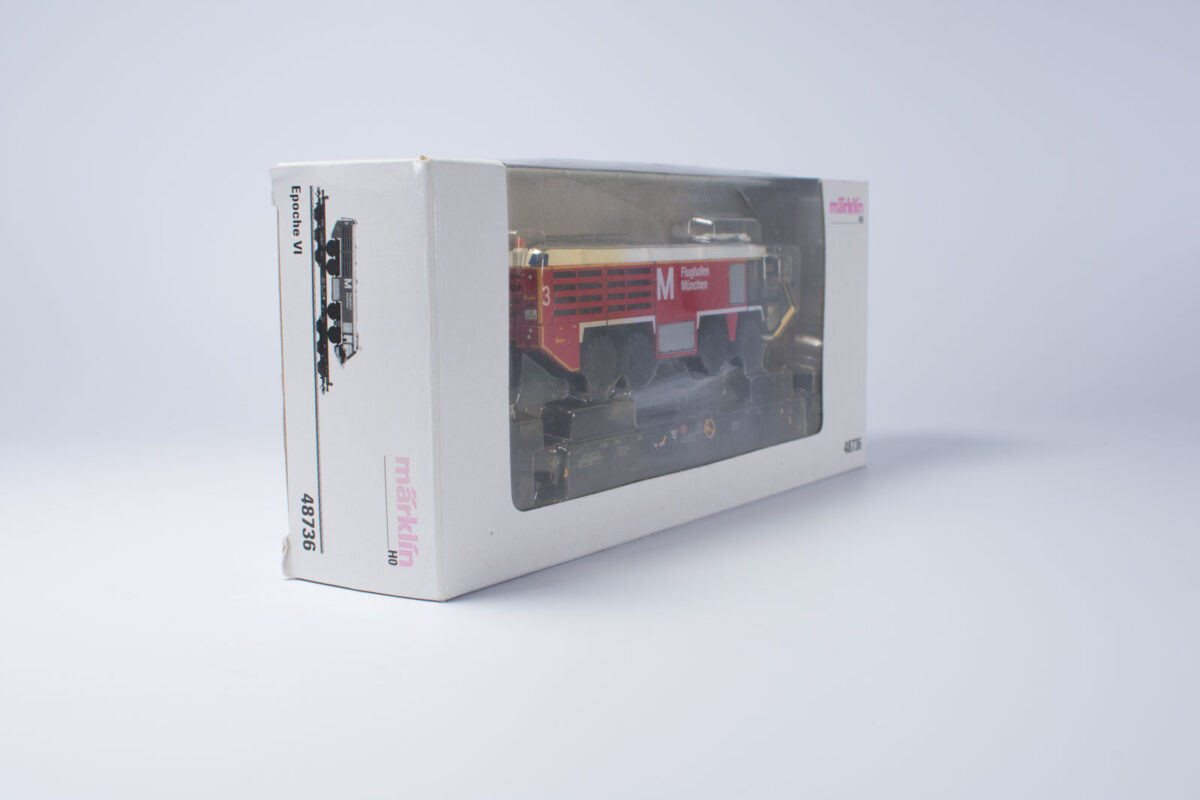 Märklin 48736 zwaarlastwagen beladen met brandweer DB - Afbeelding 7
