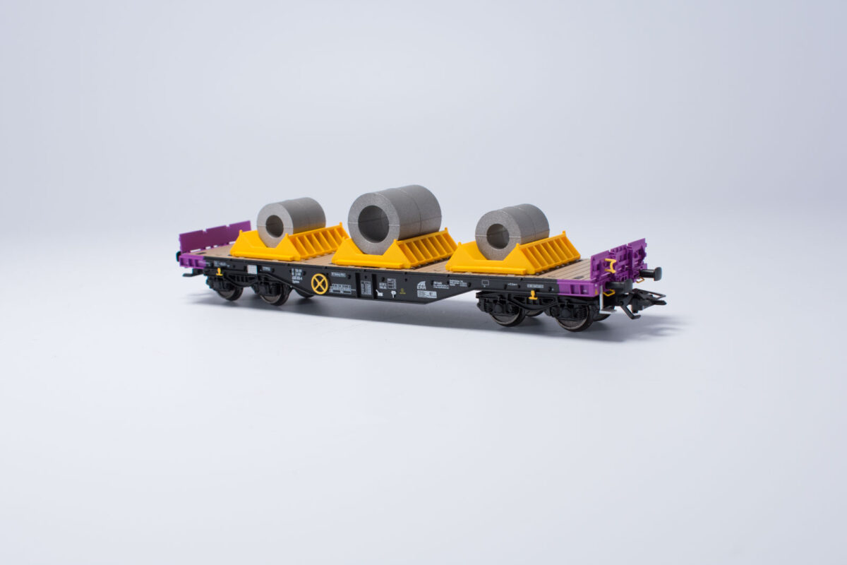 Märklin 48656 zwaarlastwagen beladen met staalcoils ERR - Afbeelding 3