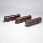 Märklin 47313 goederenwagenset met 3 geweatherde geloten wagens NS