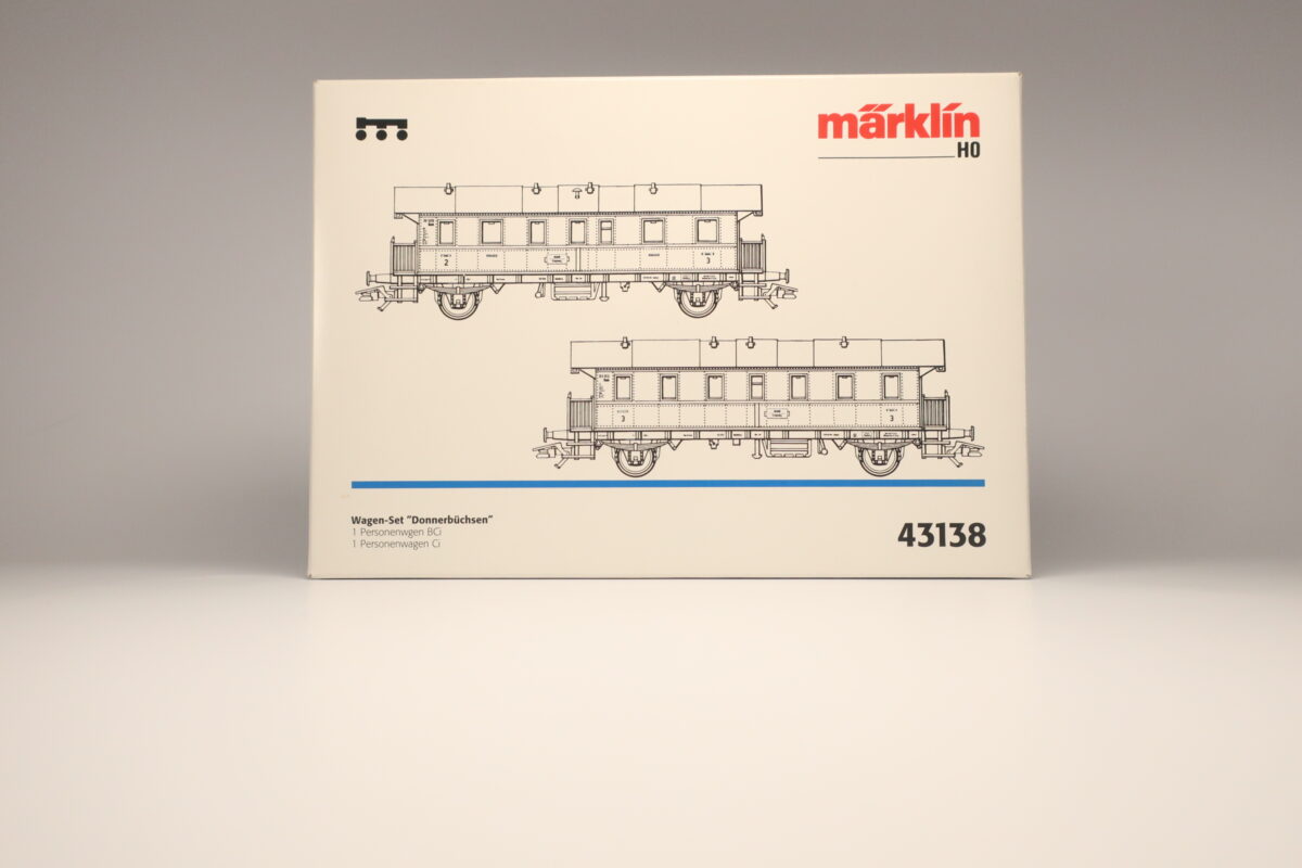 Märklin 43138 wagenset mert 2 donnerbüchsen DB - Afbeelding 6