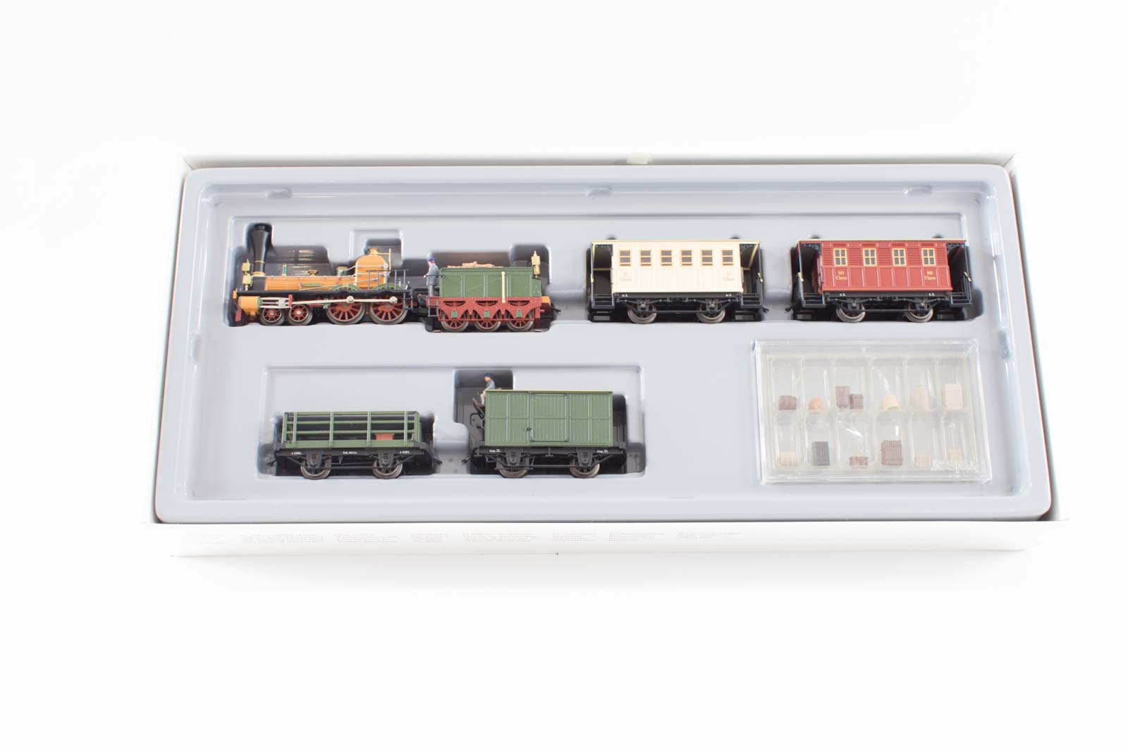 Lot de wagons Märklin 46573 wagons Wurtemberg vers 1859