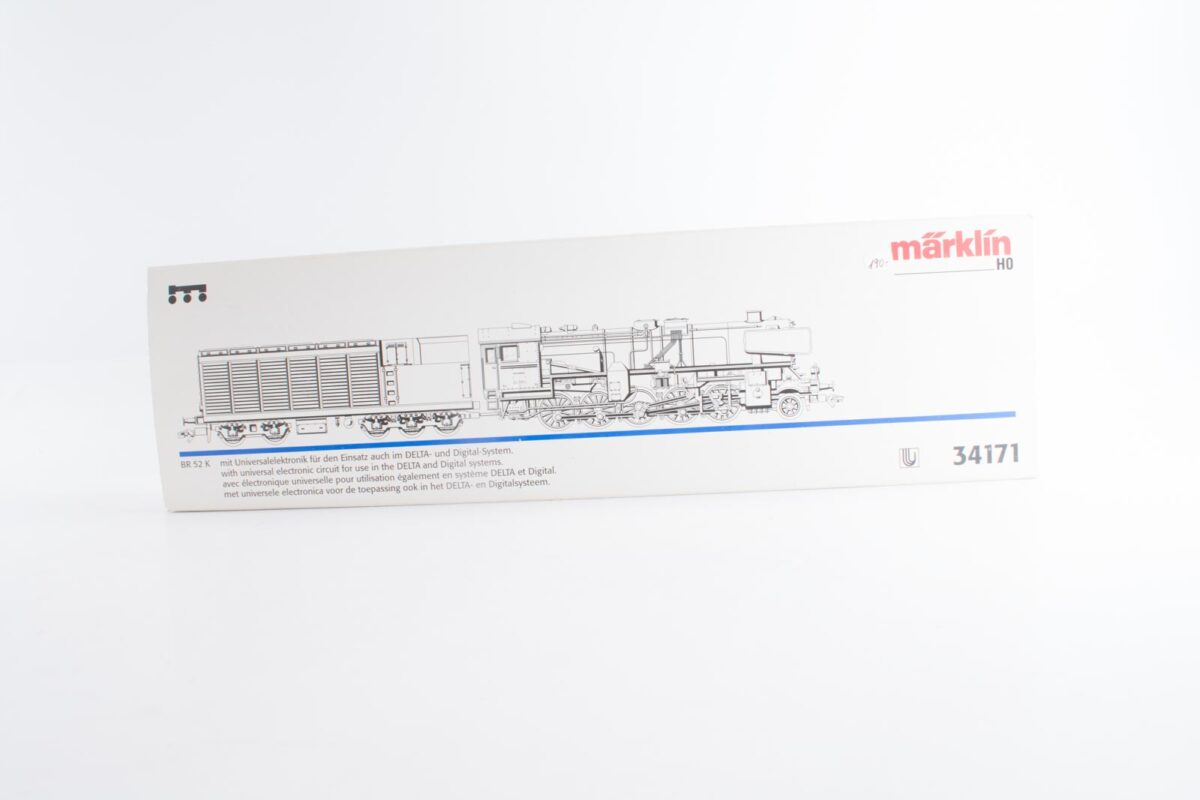 Märklin 34171 digitale stoomlocomotief BR52K DB met esu lokpilot V4 - Afbeelding 8