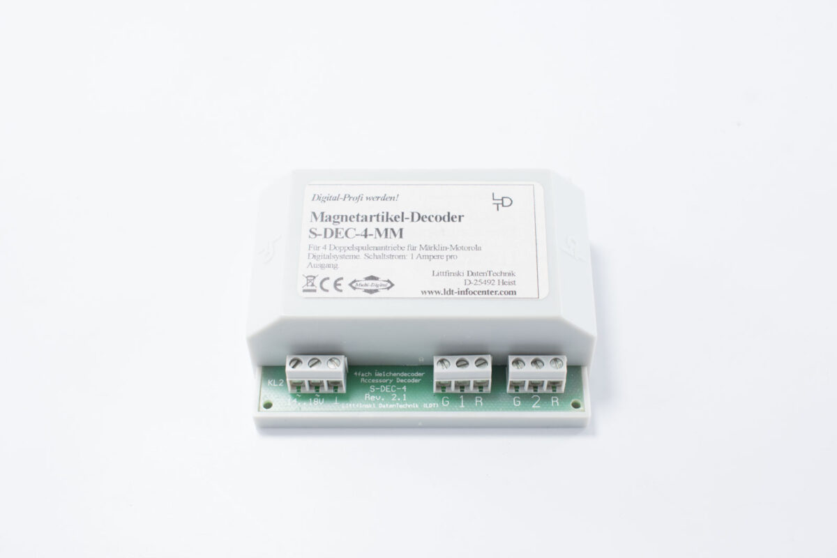 Littfinski S-dec-4mm wisseldecoder - Afbeelding 2