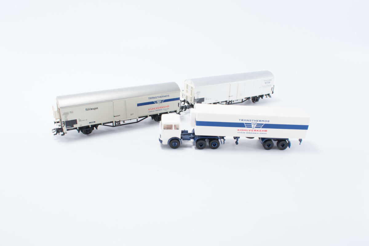 Märklin 47322 koelwagen-set met vrachtauto - Afbeelding 2