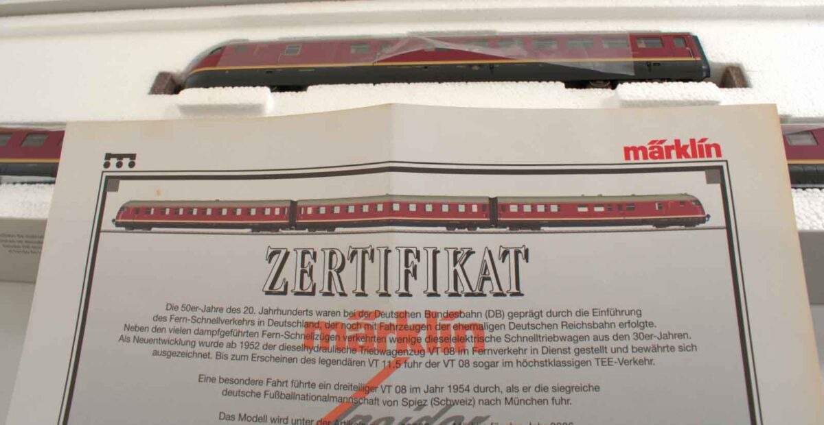 Märklin 39080 dieseltreinstelVT08.5 DB MFX/sound - Afbeelding 6