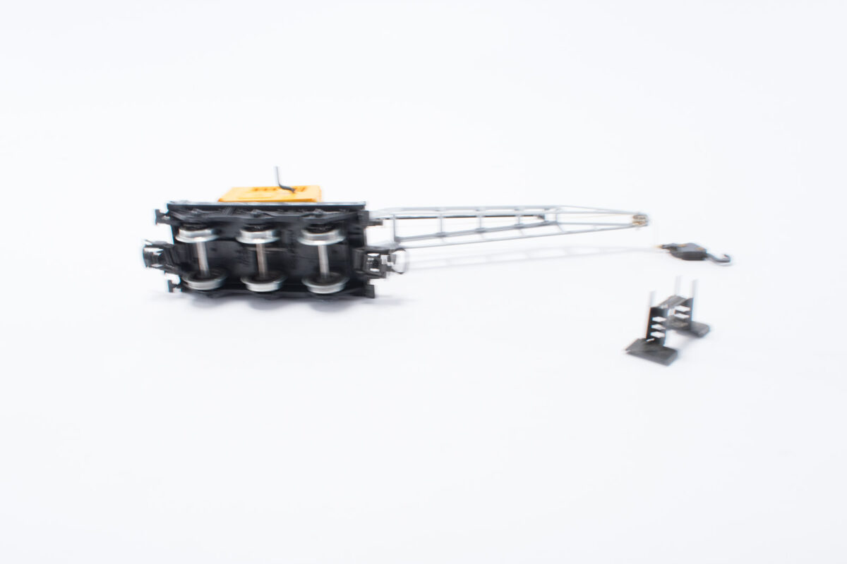 Märklin 4611 kraanwagon Krupp geel - Afbeelding 4