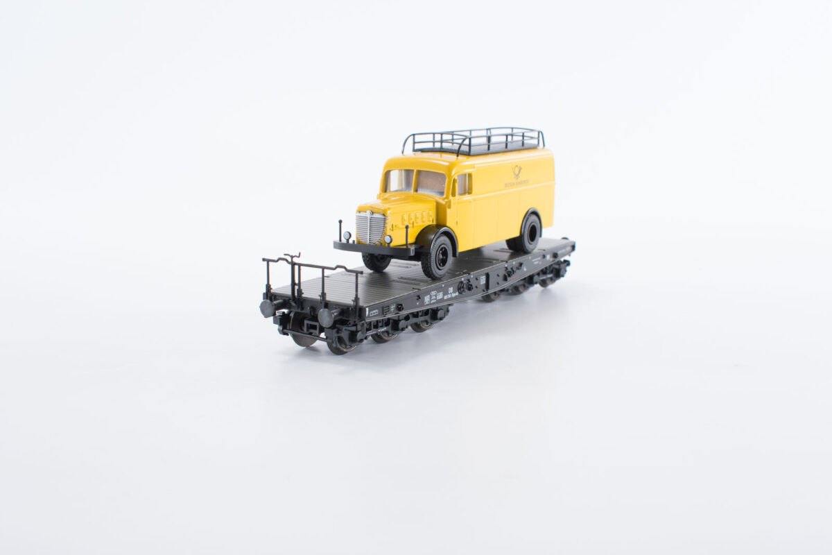 Märklin 48681 zwaarlastwagon met vrachtauto postmuseums wagen - Afbeelding 2