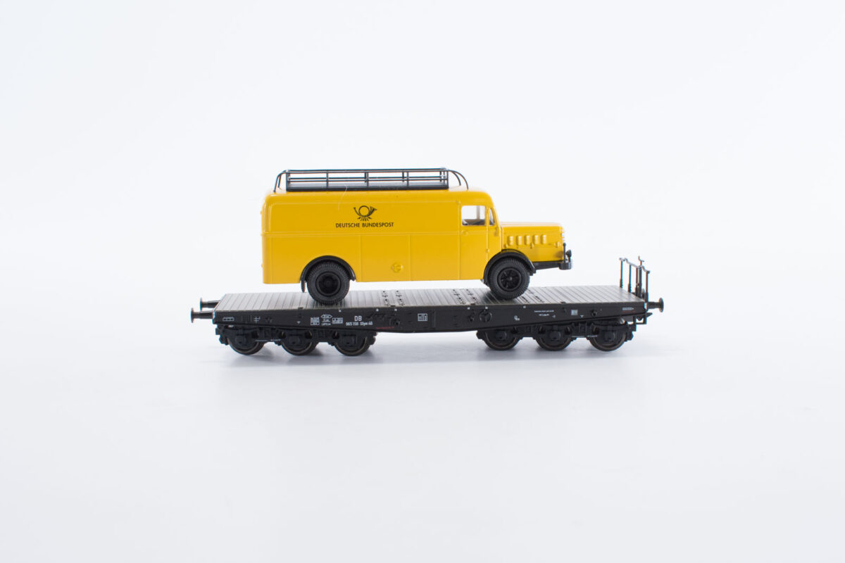 Märklin 48681 zwaarlastwagon met vrachtauto postmuseums wagen - Afbeelding 3