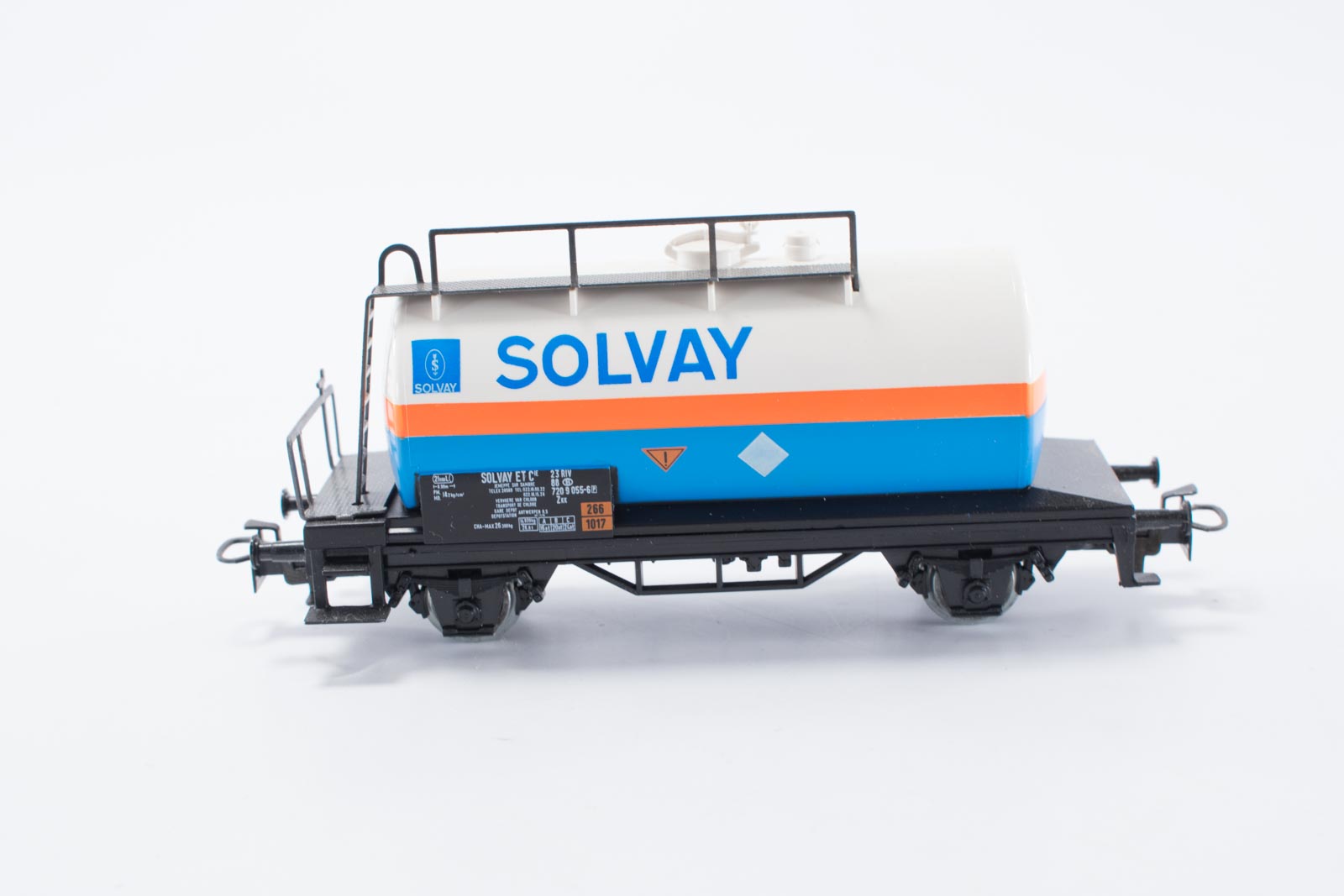 Märklin 4447 ketelwagon Solvay SNCB