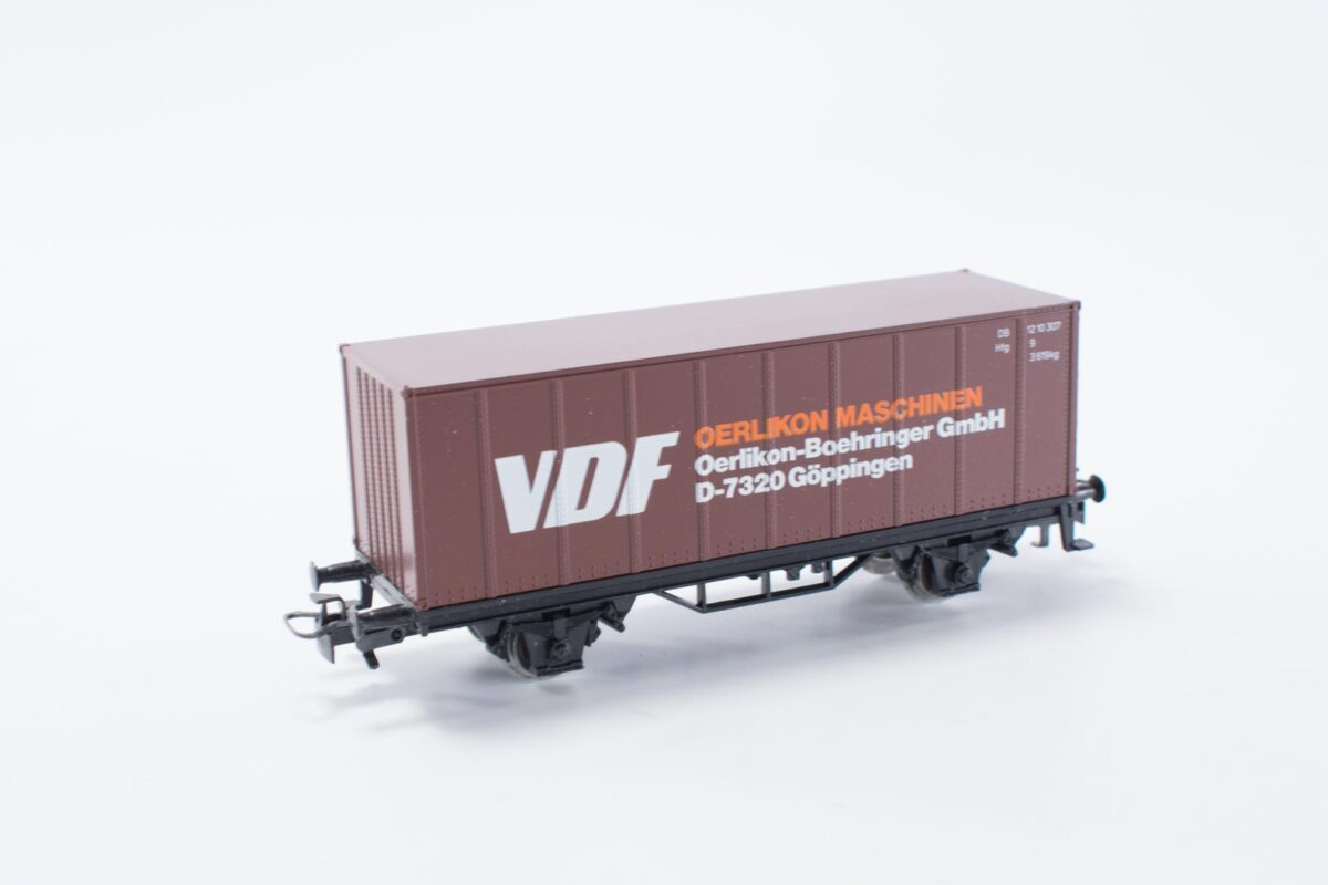 Märklin 4455 containerwagon VDF DB - Afbeelding 2