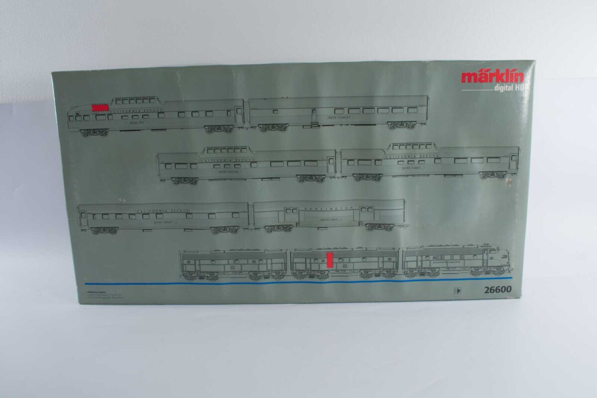 Märklin 26600 Digitale 9 delige treinset California Zephyr Western Pacific - Afbeelding 20