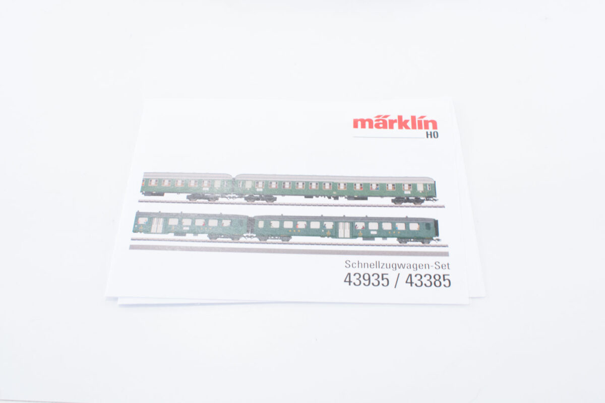 Märklin 43385 sneltreinwagenset 2 D96 isar-Rhone SBB - Afbeelding 7