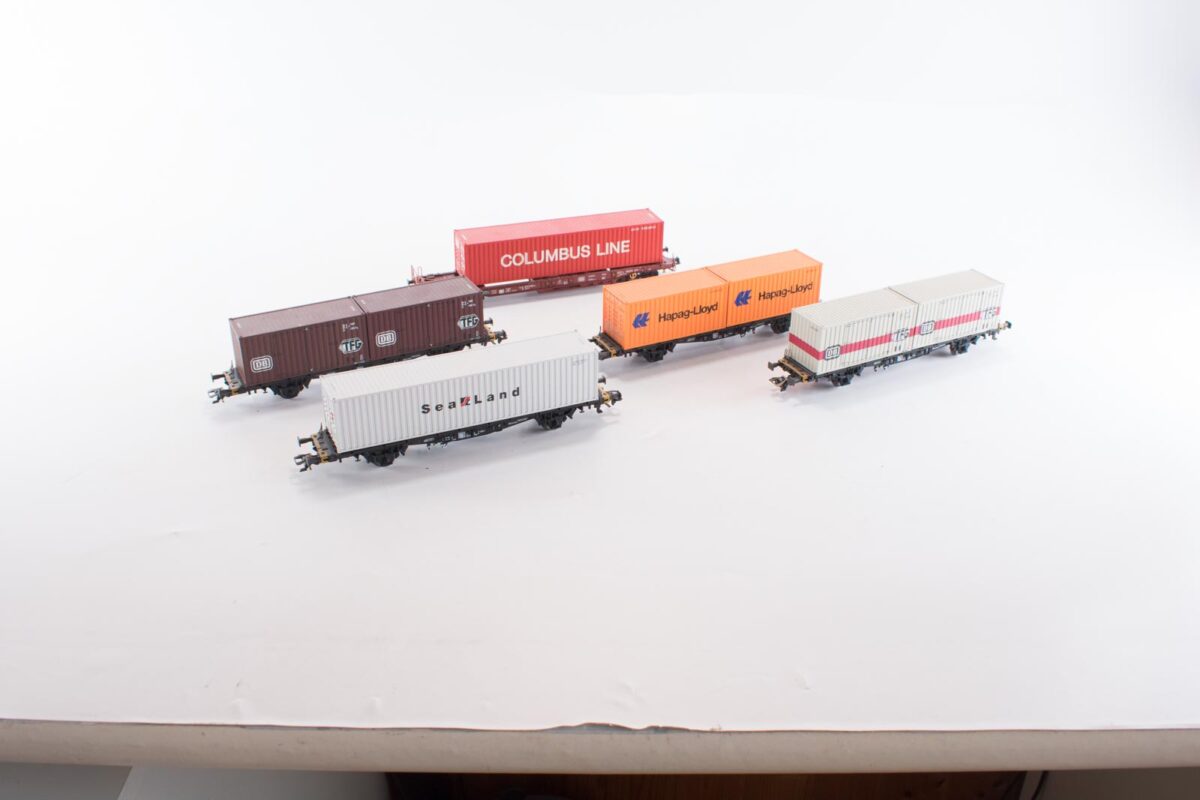 Märklin 47689 wagenset containerdraagwagens DB - Afbeelding 8