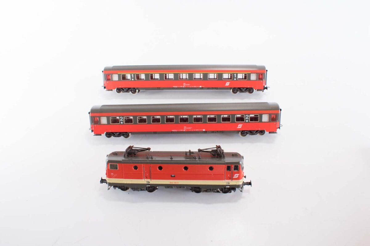 Märklin 2843 treinset ÖBB met E lok BR1043 - Afbeelding 2