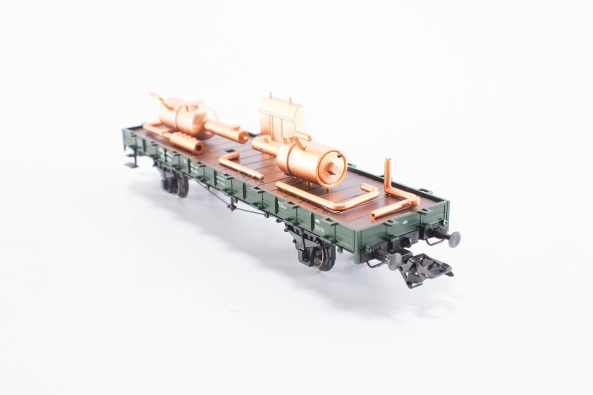 Märklin 46364 laagboordwagon met lading K.W.Sts.E - Afbeelding 2