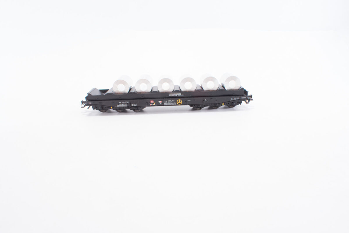 Märklin 0078-01/02 zwaarlastwagon met staalcoils DB - Afbeelding 3