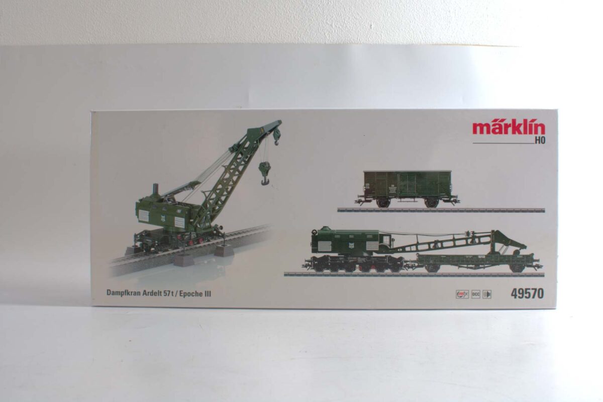 Märklin 49570 Digitale stoomkraan Ardelt 57Ton DB MFX/sound - Afbeelding 7