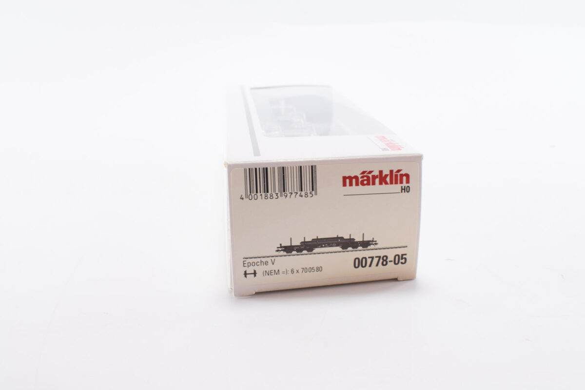 Märklin 00778-05t/m 08 zwaarlastwagon me staallading DB - Afbeelding 6
