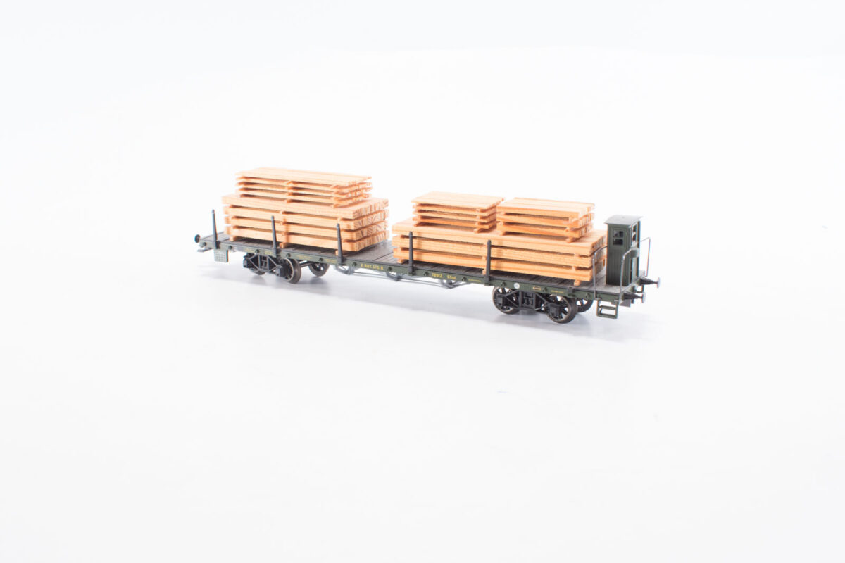 Märklin 46282 rongenwagen met houtlading K.Bay.st.B - Afbeelding 3