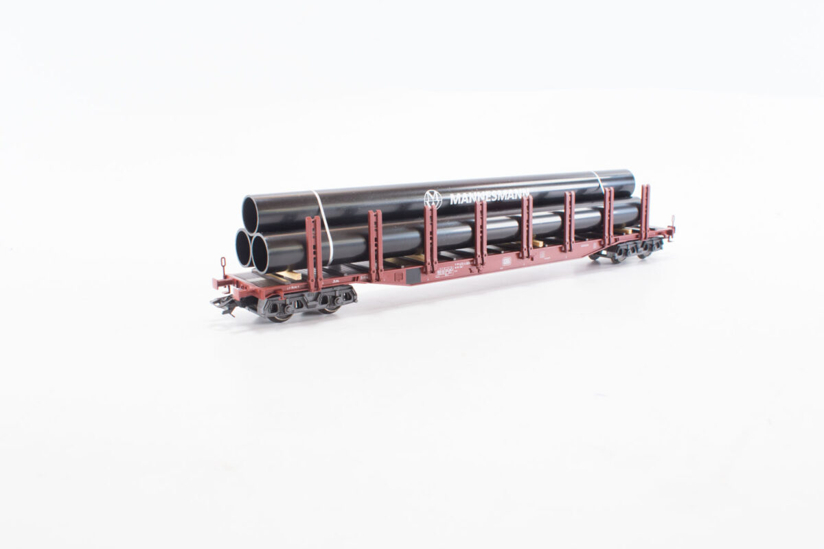 Märklin 47716 rongenwagon met buizenlading DB - Afbeelding 3