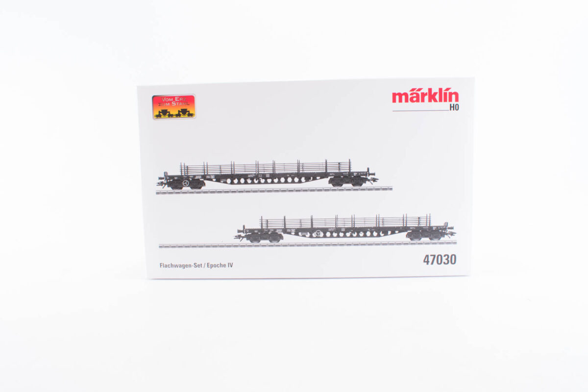 Märklin 47030 plattewagen-set DB - Afbeelding 7