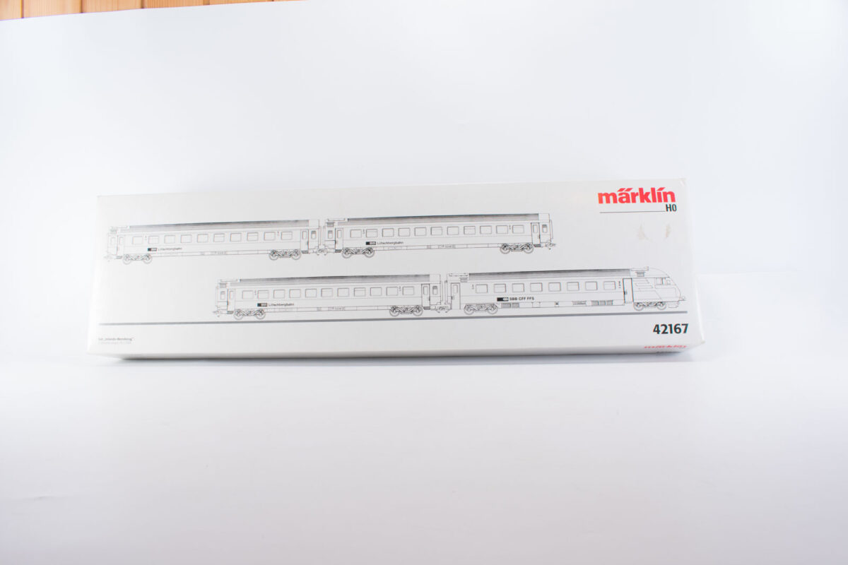 Märklin 42167 vierdeige pendelrijtuigen set SBB BLS - Afbeelding 13