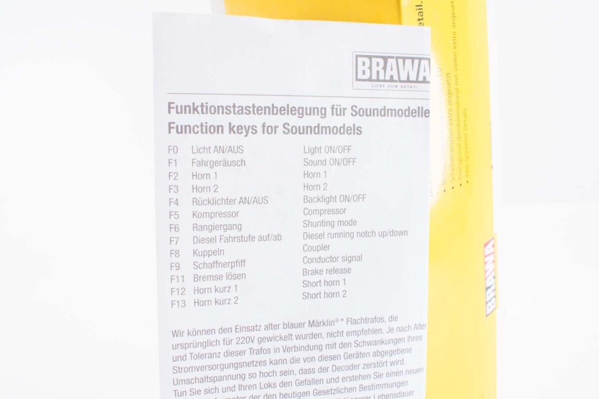 Brawa 41113 diesellocomotief BR229 DB digitaal/sound AC - Afbeelding 7