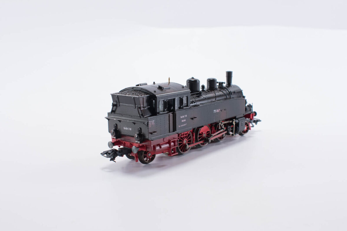 Märklin 37133 Digitale stoomlocomotief BR75 met stookinrichting DB - Afbeelding 3