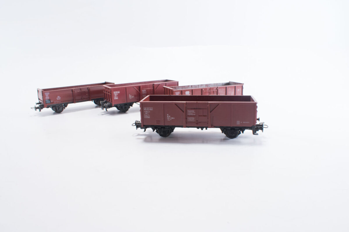 Märklin 4 hoogboord wagens DB - Afbeelding 2