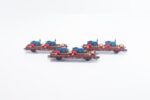 Märklin 46400 wagenset met 3 rongenwagens met tractorlading DB - Afbeelding 3