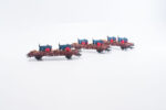 Märklin 46400 wagenset met 3 rongenwagens met tractorlading DB - Afbeelding 5