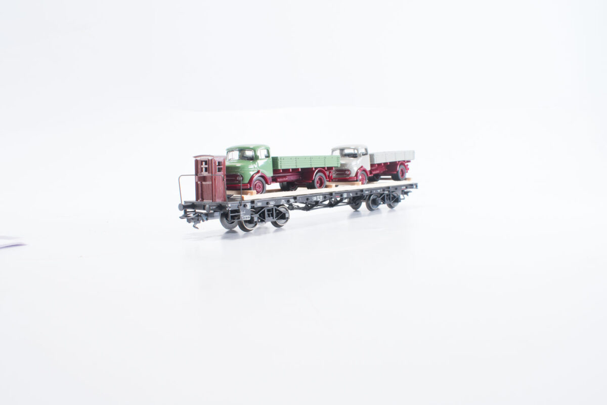 Märklin 46285 rongenwagen met 2 vrachtauto's DB - Afbeelding 2