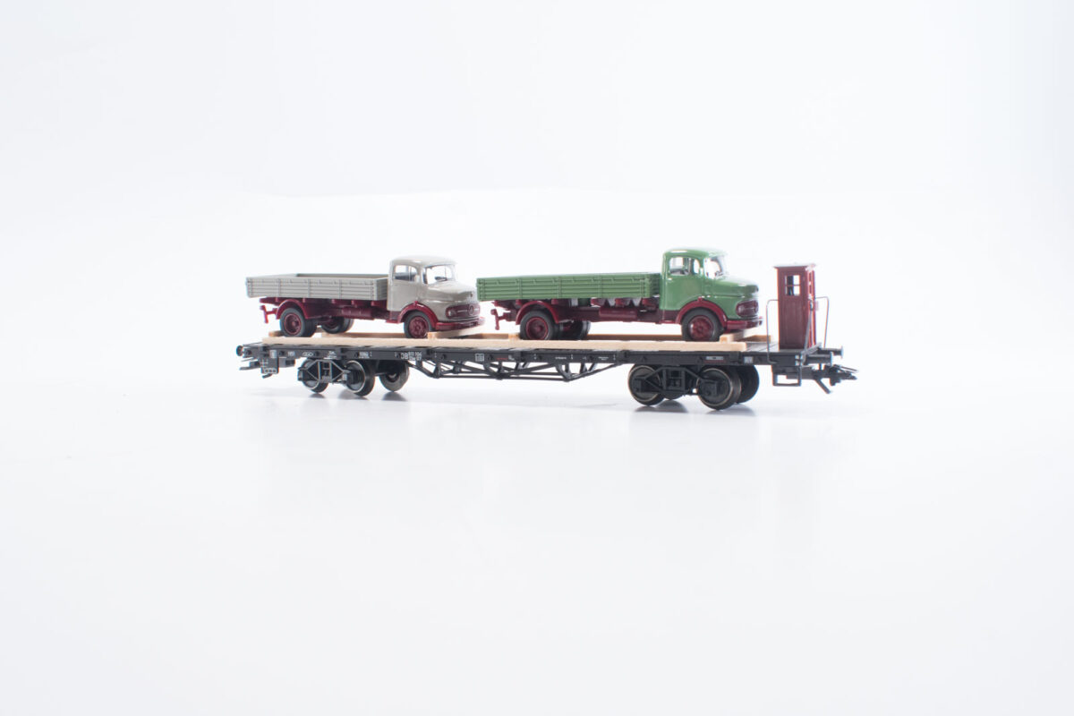 Märklin 46285 rongenwagen met 2 vrachtauto's DB - Afbeelding 3