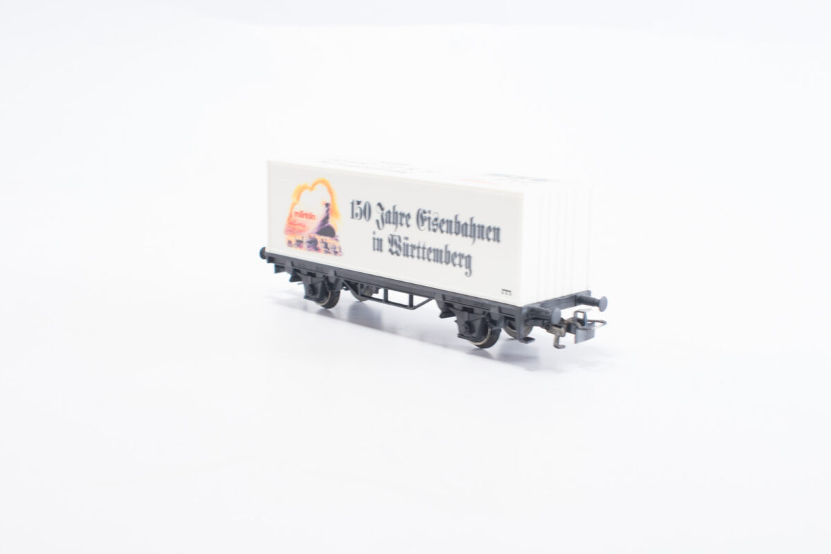 Märklin 4481 containerwagen 150 jahre eisenbahnen in Württemberg - Afbeelding 2