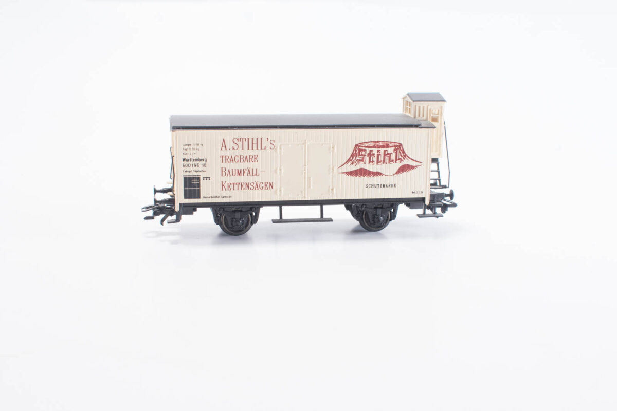 Märklin 4680 gesloten goederenwagen A.Stihl's K.W.St.E - Afbeelding 3