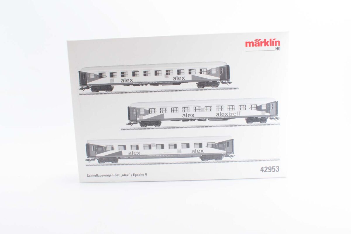 Märklin 42953 sneltreinwagen-set Alex SBB - Afbeelding 4