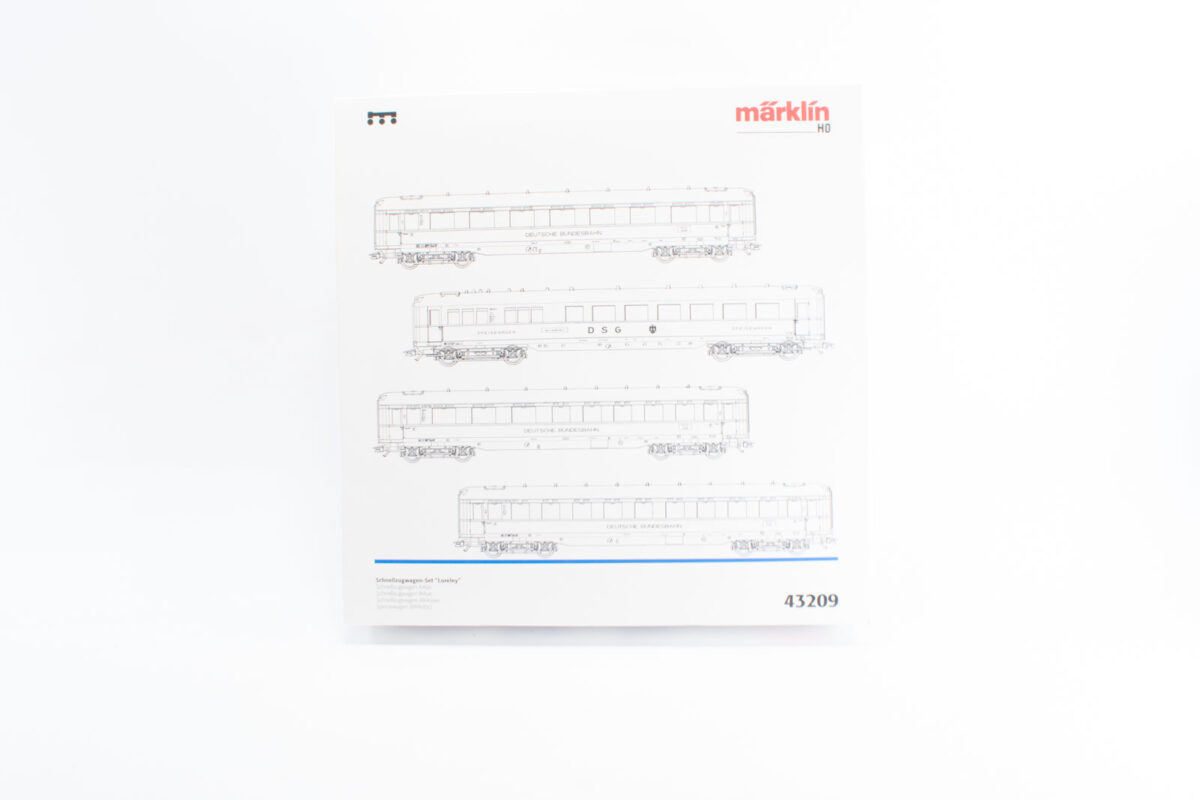 Märklin 43209 sneltreinrijtuigen set Loreley DB - Afbeelding 4