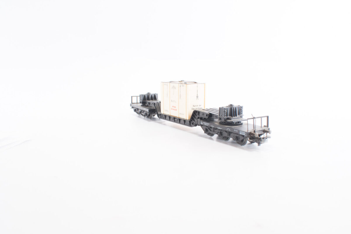 Märklin 4618 dieplader met transportkrat - Afbeelding 2