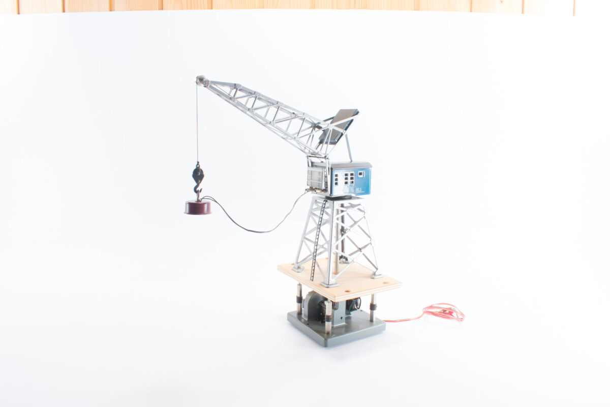 Märklin 7651 digitale hijskraan met hefmagneet met ondervloer-set - Afbeelding 2