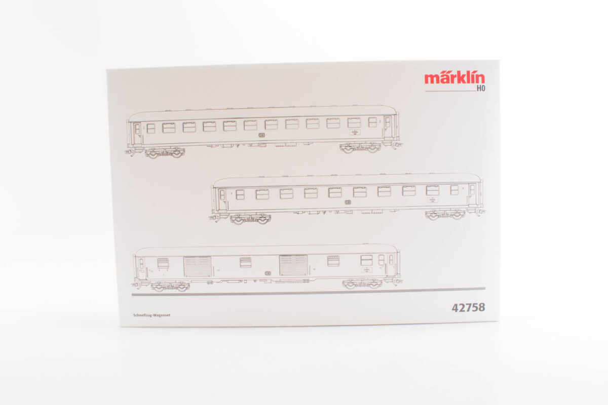 Märklin 42758 sneltrein wagenset DB - Afbeelding 4