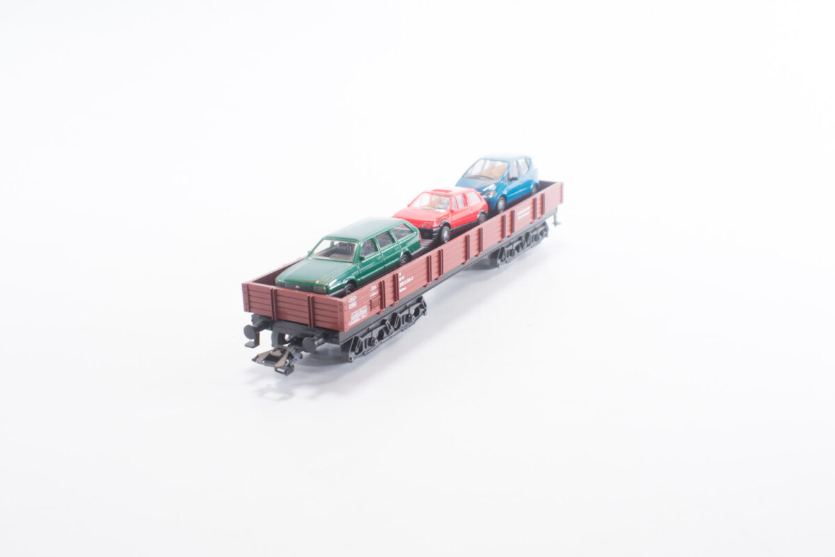 Märklin 44732 laagboordwagen met auto's DB - Afbeelding 2
