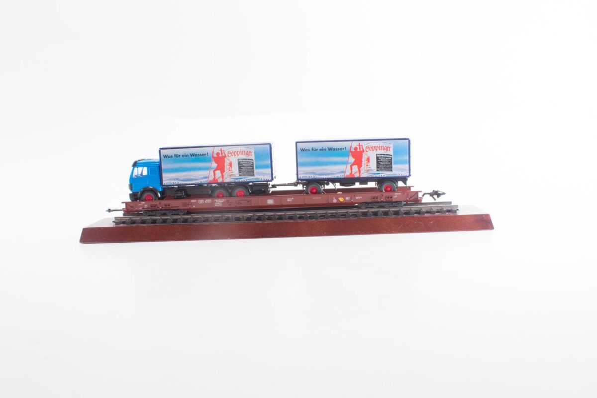 Märklin 4841 Rola tussenwagen met vrachtauto DB - Afbeelding 2