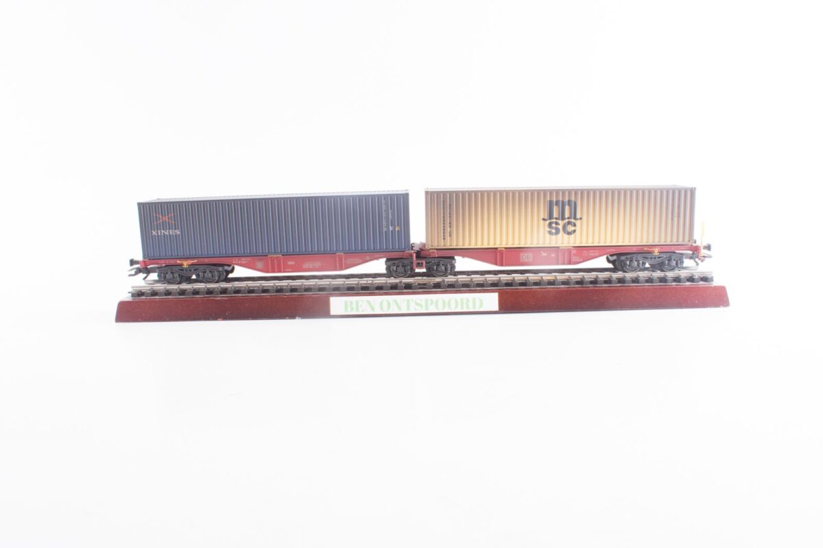 Märklin 47810 containerdraagwagenset DB MHI uitgave - Afbeelding 2