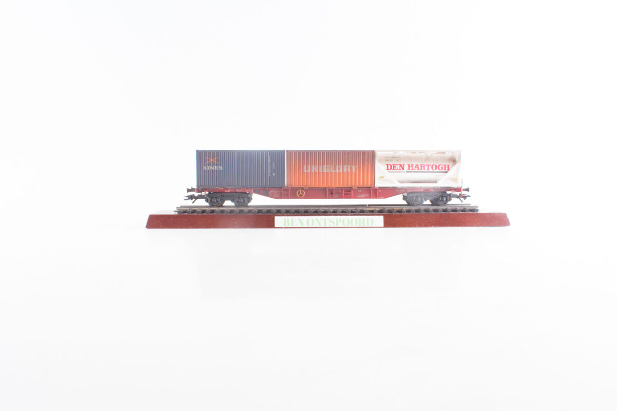 Märklin 47810 containerdraagwagenset DB MHI uitgave - Afbeelding 4