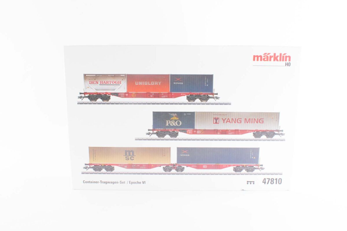 Märklin 47810 containerdraagwagenset DB MHI uitgave - Afbeelding 5