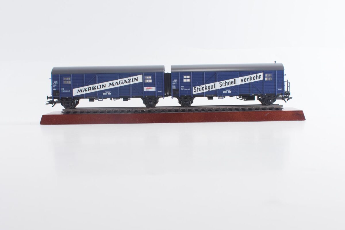 Märklin 48510 dubbele gesloten goederenwagens Märklin magazin 2010 DB - Afbeelding 2