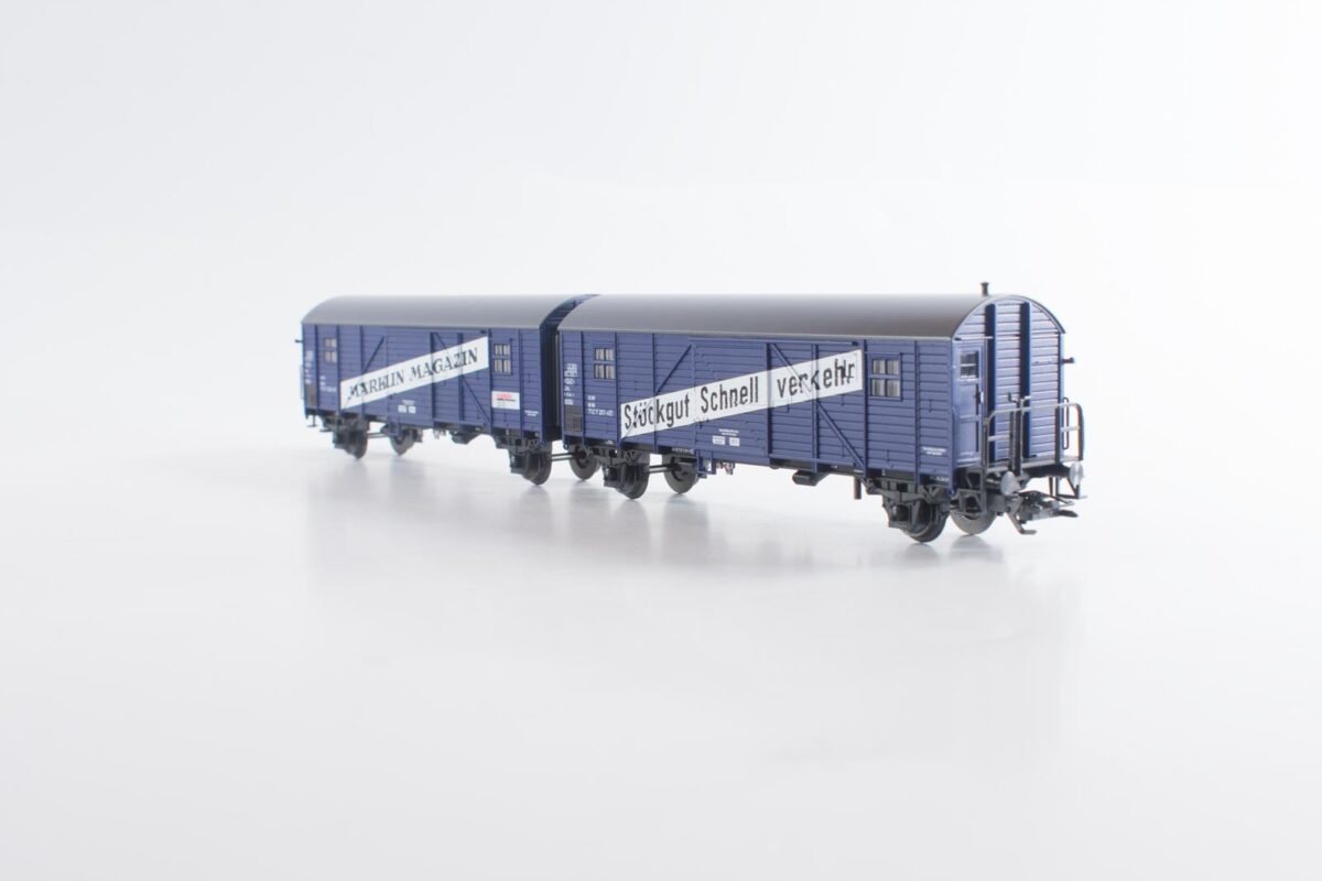 Märklin 48510 dubbele gesloten goederenwagens Märklin magazin 2010 DB - Afbeelding 3