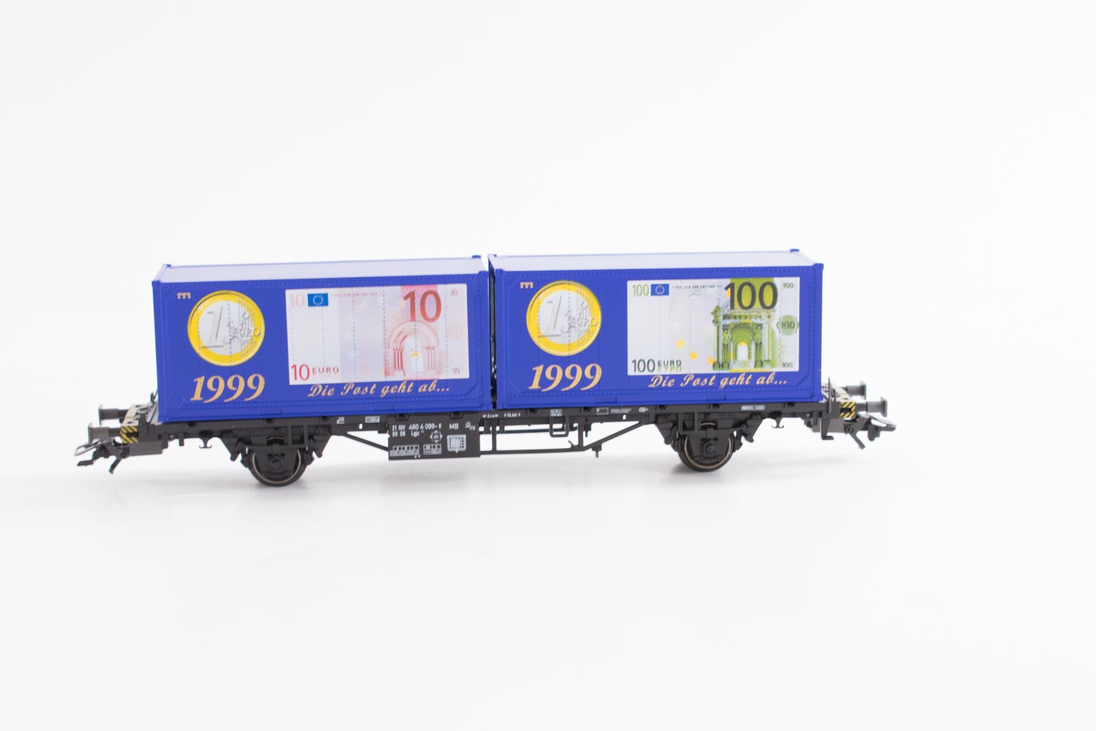 Märklin 94056 containerwagen Euro 1999 DB postmuseum serie